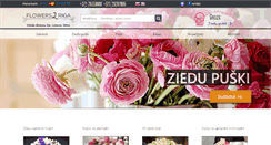 Desktop Screenshot of flowers2riga.lv