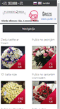 Mobile Screenshot of flowers2riga.lv